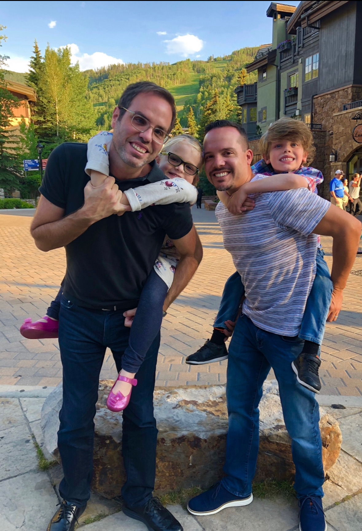 Parker in Vail with family